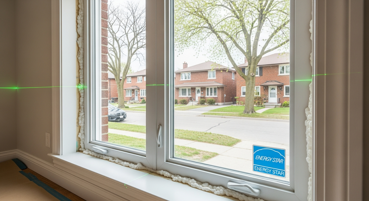 Professional window replacement project completed by RenoHouse in Oshawa — quality workmanship guaranteed