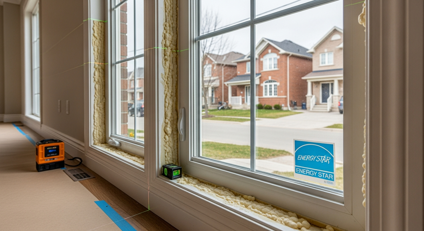 Recent Richmond Hill-area window replacement project — professional finish detail
